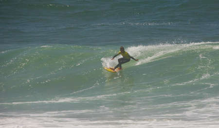SANTA CRUZ, PORTUGAL - AUGUST 3: Rip Curl Gromsearch Sub 12 - Ocean Spirit, Joao Moreira , August  3, 2010 in Santa Cruz, Portugal のeditorial素材