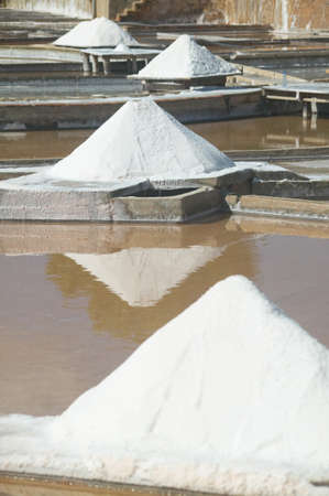 view of saline exploration in Rio Maior - Portugalの写真素材