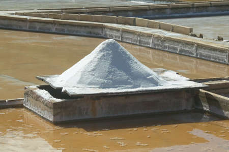 view of saline exploration in Rio Maior - Portugalの写真素材