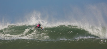 PENICHE, PORTUGAL - OCTOBER 09 : Sofia Mulanovich (PER) in Rip Curl Pro 2010 - Quarter Finals...