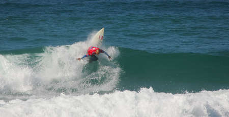 PENICHE, PORTUGAL - OCTOBER 12 : Kelly Slater (USA) in Rip Curl Pro 2010 round 3 October 12, 2010 in Peniche, Portugalのeditorial素材