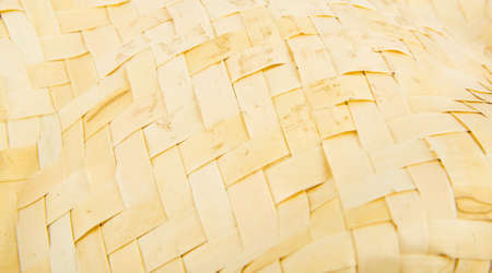 view of straw pattern detailの写真素材