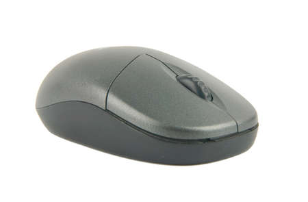 computer mouse isolated in whiteの写真素材