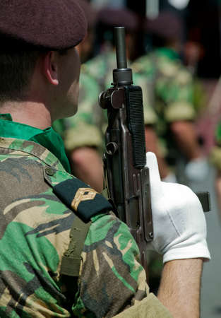 Soldiers in army Paradeのeditorial素材