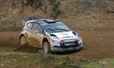 ALGARVE, PORTUGAL - MARCH 31: Jari Ketomaa (FIN) driving is Ford Fiesta RS WRC in Rally de Portugal...
