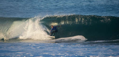 PENICHE, PORTUGAL - OCTOBER 13 : Raoni Monteiro (BRA) in Rip Curl Pro Peniche 2012 October 13, 2012 in Peniche, Portugal のeditorial素材