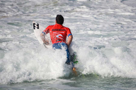 PENICHE, PORTUGAL - OCTOBER 13 : Joel Parkinson (AUS) in Rip Curl Pro Peniche 2012 October 13, 2012 in Peniche, Portugal のeditorial素材