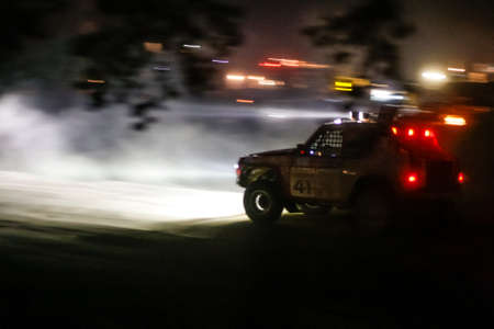 FRONTEIRA, PORTUGAL - DECEMBER 1 : Marco Martins - PRT in 24 hours of TT de Fronteira 2013 December 1, 2013 in Fronteira, Portugal のeditorial素材