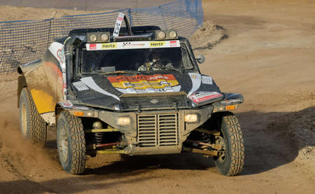 FRONTEIRA, PORTUGAL - DECEMBER 1 : Philiep Cracco BEL in 24 hours of TT de Fronteira 2013 December 1, 2013 in Fronteira, Portugal のeditorial素材