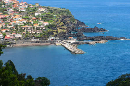 Porto Moniz, north of Madeira island, Portugal の写真素材