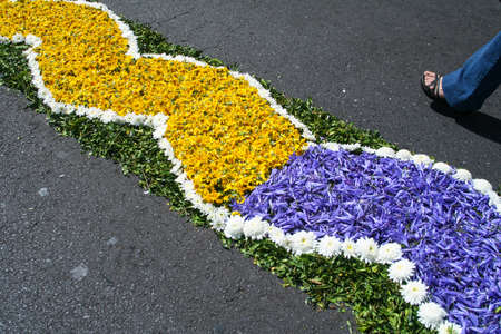 religious festival in Madeira Island, Portugalの写真素材