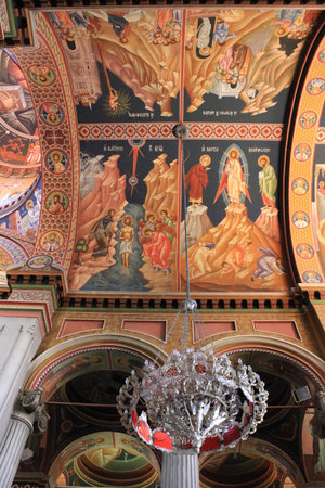 Church of Saint Minas in Heraklion, Creteのeditorial素材