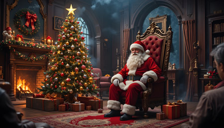 Christmas cookies in the form of a Christmas tree and snowflakesの素材