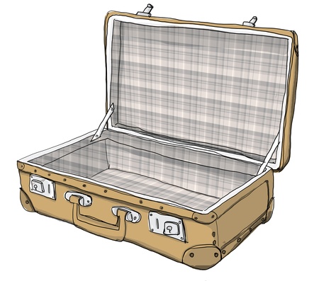suitcase vintageの写真素材