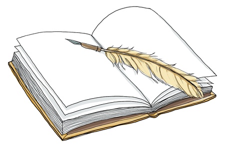 book and penの写真素材