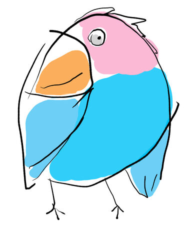 cute birdの写真素材