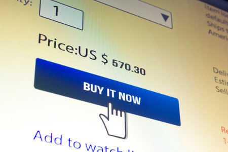 Online shopping-buy it now pho of screen monitor computerの写真素材