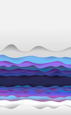 paper art abstract backgrounds unusual art illustrationのイラスト素材