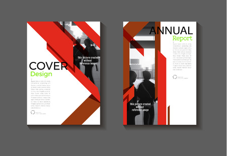 red abstrac background modern cover design modern book covert Brochure cover  template,annual report, magazine and flyer layout Vector a4のイラスト素材