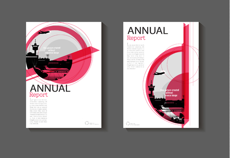 pink layout  abstract and green background modern cover design modern book cover Brochure cover  template,annual report, magazine and flyer Vector a4のイラスト素材