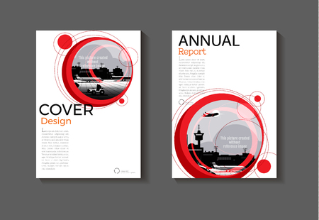 Design modern book cover Brochure cover template,annual report, magazine and flyer Vector.のイラスト素材
