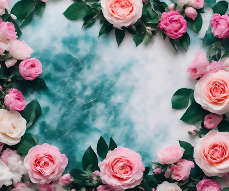 Background for valentine's day, wedding, greeting card, birthday,generative ai illustrationの素材