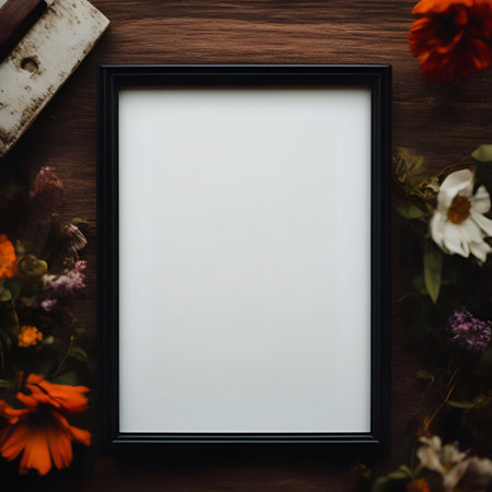 Picture frames, vintage frames, old frames, mockup frames, backgrounds camera film style for pictures and text illustrations generative aiの素材