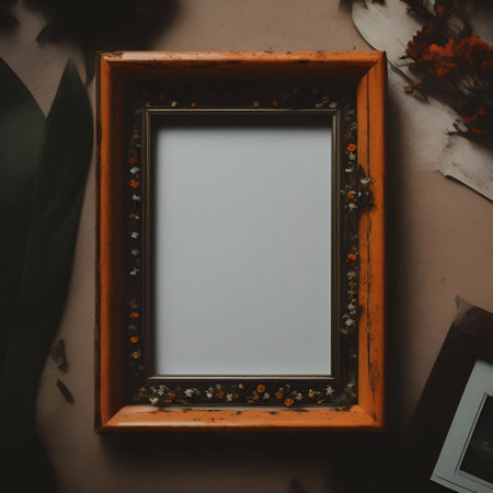 Picture frames, vintage frames, old frames, mockup frames, backgrounds camera film style for pictures and text illustrations generative aiの素材