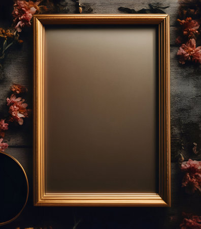 Picture frames, vintage frames, old frames, mockup frames, backgrounds camera film style for pictures and text illustrations generative aiの素材
