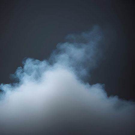 mysterious fog and smoke abstract background white background,red background,blue background,generative ai illustrationの素材