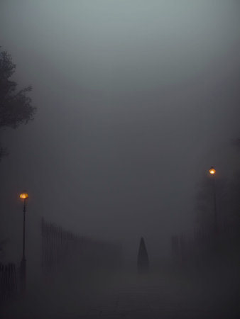 horror illustration  scary background horror background ,ghost forest for  halloween andr illustration generative aiの素材