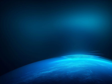 modern Futuristic technology abstract background generative ai illustrationの素材