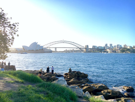 Sunset in Sydney Australia.の写真素材