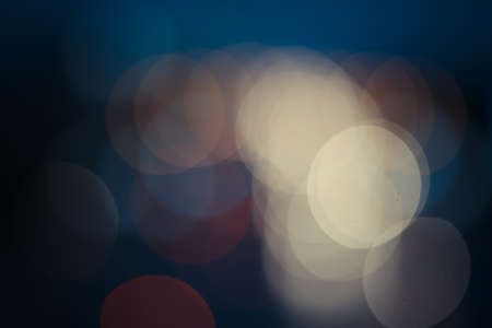 Bokeh abstract defocused city nightの写真素材