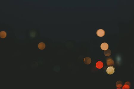 Bokeh abstract defocused city on streetの写真素材