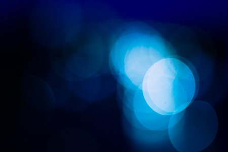 Bokeh abstract defocused city nightの写真素材