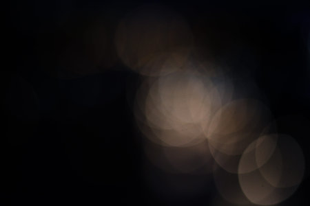 Bokeh abstract defocused city night