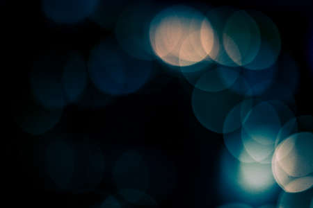 Bokeh abstract defocused city nightの写真素材