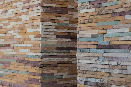 Brick wall colorful abstract background,Texture backgroundの写真素材
