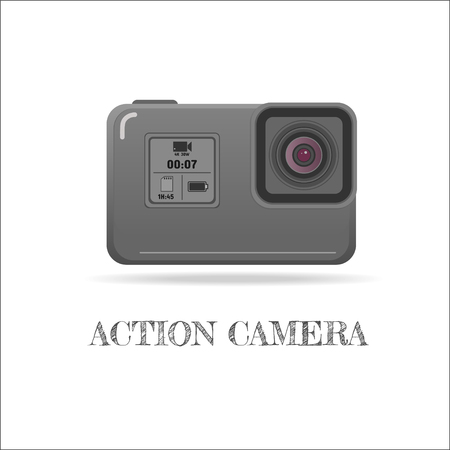 Action extreme camera vector symbol, ESP10の写真素材