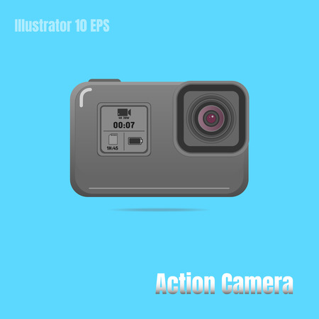 Action extreme camera vector symbol, EPS 10のイラスト素材