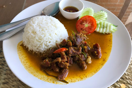 Yellow Gerbera grows in the gardenの写真素材
