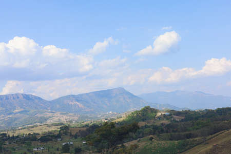 Khao Kho, a mountainous landscape surrounding Thailand.の写真素材