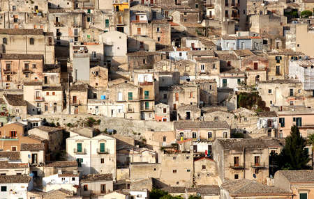 View of Modica - Sicilyの写真素材