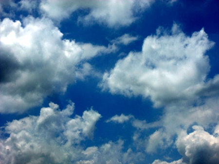 Blue Skyの写真素材