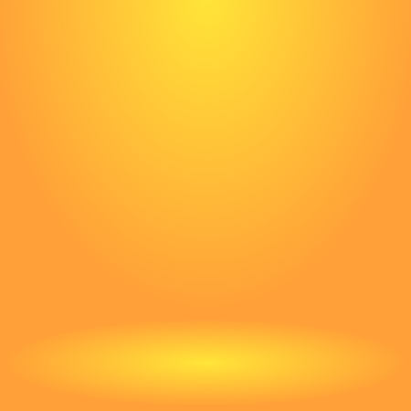 Abstract golden background for presentation. Empty room illuminated by a spotlight.のイラスト素材