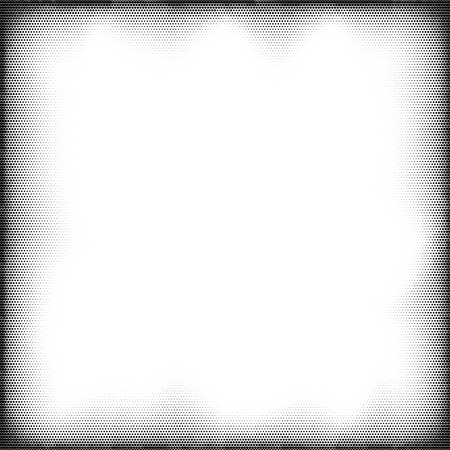 Halftone grunge pop art frameのイラスト素材