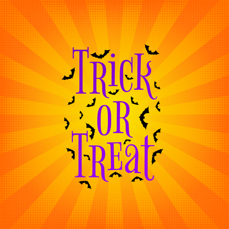 Trick or Treat posterのイラスト素材