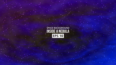 Bright space backgroundのイラスト素材