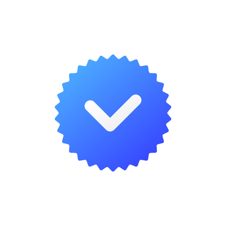 Verification stamp iconのイラスト素材